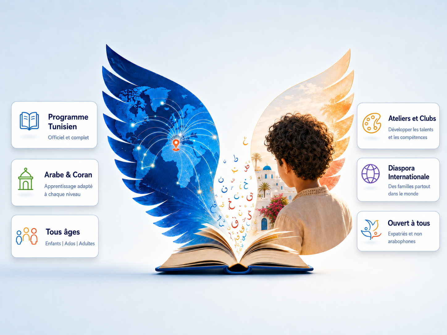 Lyamamatayn - École Tunisienne 100% en ligne — programme tunisien, arabe, Coran et accompagnement de la diaspora dans le monde